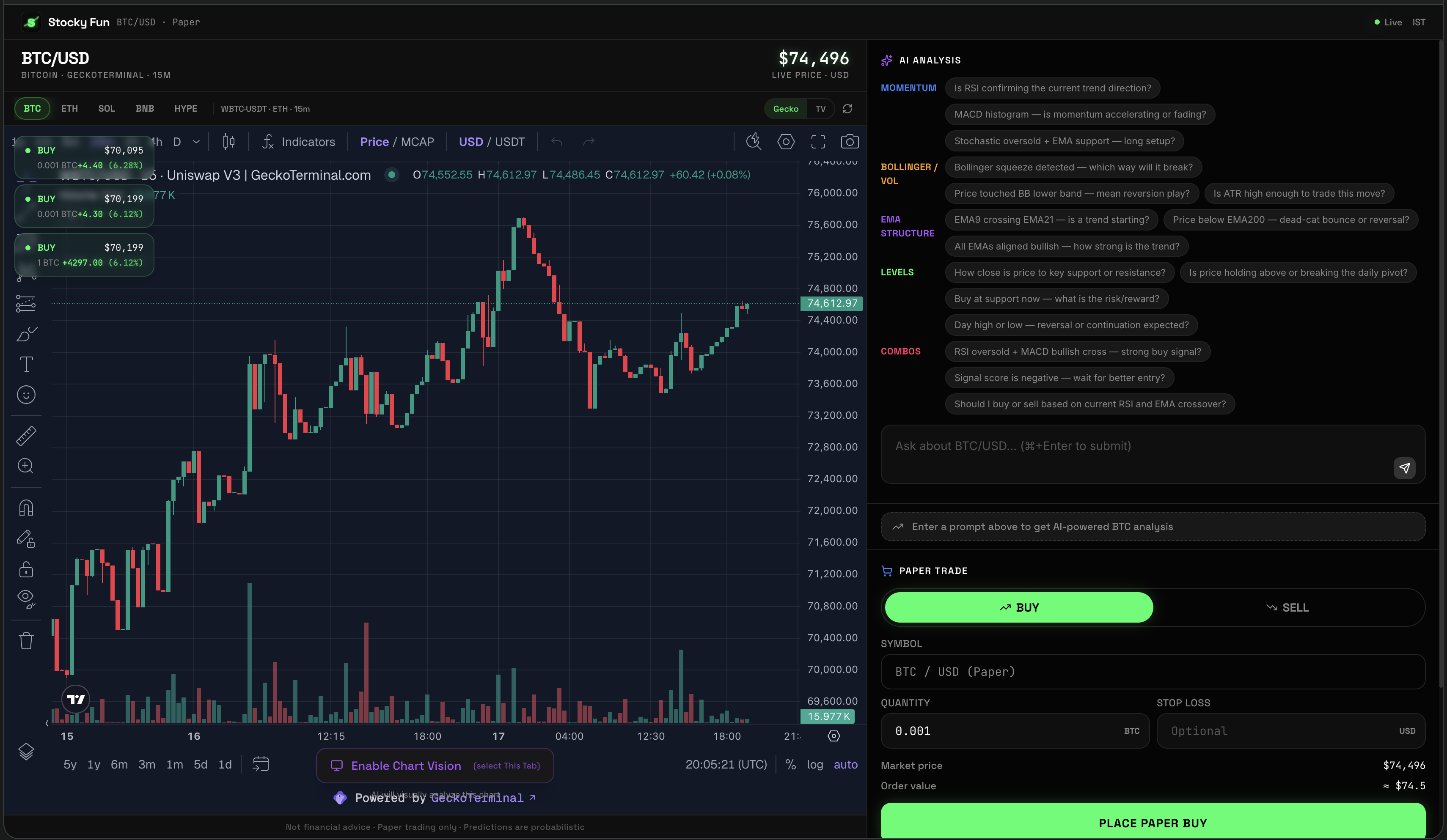 Stocky Fun — Real-time AI Trading